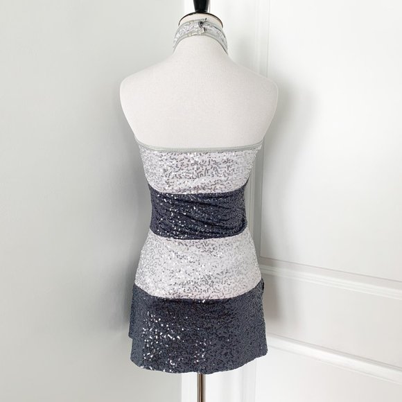 Weissman Silver Mini Dress - Picture 3 of 5